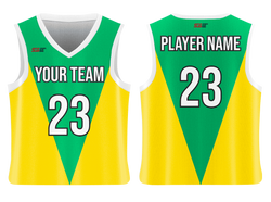 Swift NS Youth Basketball Uniform with Customization Option, Green