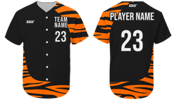 Tigers Softball custom jersey created by Garb Athletics