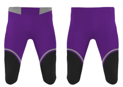 Custom purple solids adult youth unisex football jersey - Jersey