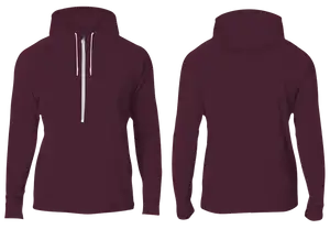 Custom half-zip plain adult youth unisex hoodie - Hoodie