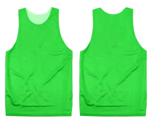Custom green adult youth unisex pinnies - Pinnies
