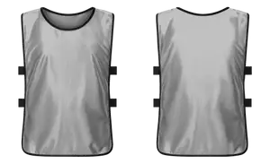 Training vest adult youth unisex gray - Training-vests