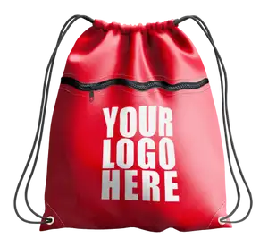 Drawstring bag with zipper flare ember - Drawstring-bag