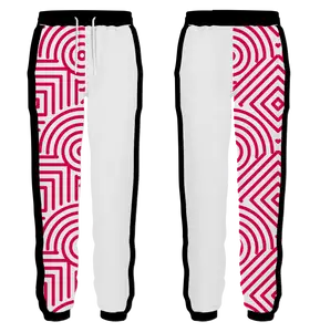 Custom one side shapes adult youth unisex sweatpants - Sweatpant