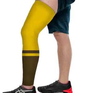 Custom superb yellow adult youth unisex full leg sleeve - Leg-sleeve