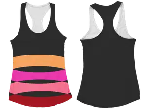 Custom new track racerback sleeveless shirts-style 9 - Shirt-sleeveless