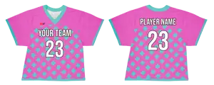 Custom small squares shapes adult youth unisex lacrosse jerseys - reversible uniform - Jersey