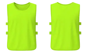 Training vest adult youth unisex fluorescent green - Training-vests