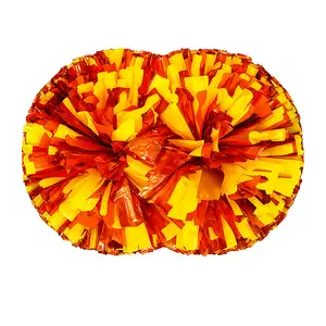 Custom cheerleading pom poms bronze gold - Pom-poms