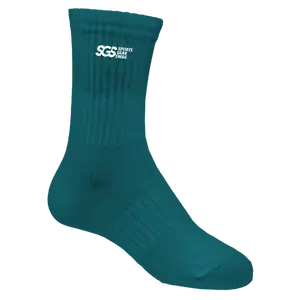 Custom lacrosse socks adult youth unisex aqua surge - Socks