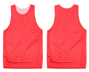 Custom red adult youth unisex pinnies - Pinnies