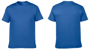 Custom cotton short sleeve shirts adult youth unisex royal blue - Cotton-shirt