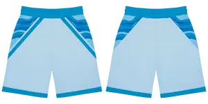 Custom water waves adult youth unisex shorts - Short