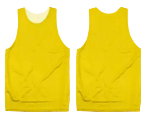 Custom yellow adult youth unisex pinnies - Pinnies