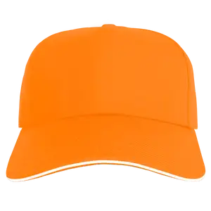 Custom adult youth unisex orange cap - Caps