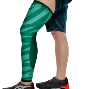 Custom soft green adult youth unisex full leg sleeve - Leg-sleeve