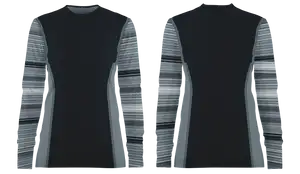 Custom athletic stripes adult youth unisex long sleeve shirt-shooting shirts - Shirt-long-sleeve