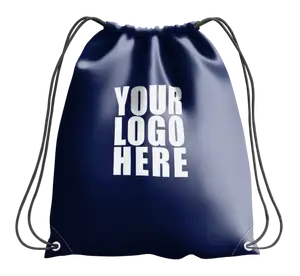 Drawstring bag with zipper ocean depths - Drawstring-bag