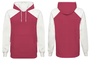 Custom two-tone adult youth unisex pullover hoodie - Hoodie