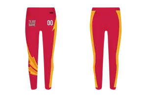 Custom yellow spike adult youth leggings - Legging