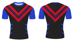 Custom v-style adult youth unisex compression shirt - Compression-shirts