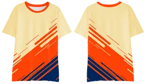 Custom moisture-wicking diagonal stripes youth unisex shirt - Shirt