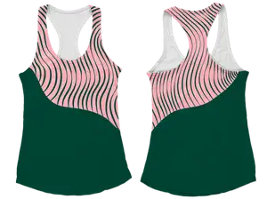 Custom new track racerback sleeveless shirts-style 2 - Shirt-sleeveless