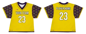 Custom bottom stars adult youth unisex lacrosse jerseys - reversible uniform - Jersey