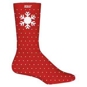 Custom christmas smile adult youth unisex solid socks - Socks