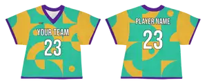Custom multiple shapes adult youth unisex lacrosse jerseys - reversible uniform - Jersey