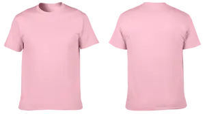 Custom cotton short sleeve shirts adult youth unisex fresh pink - Cotton-shirt