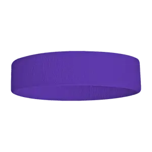 Custom adult youth unisex solid purple headband - Head-band