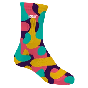 Custom lacrosse socks adult youth unisex aurora action - Socks