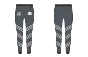 Custom tilted line adult youth leggings - Legging