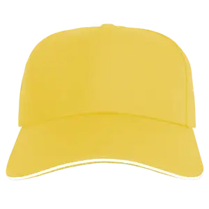 Custom adult youth unisex cpc07 yellow cap - Caps