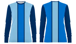 Custom vertical stripe adult youth unisex long sleeve shirt-shooting shirts - Shirt-long-sleeve