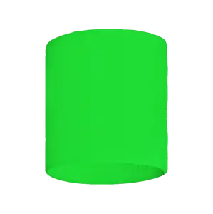 Custom adult youth unisex fluorescent green sweatband - Sweat-band