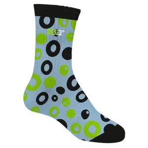 Custom lacrosse socks adult youth unisex playful bubbles - Socks