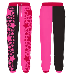 Custom front side stars adult youth unisex sweatpants - Sweatpant