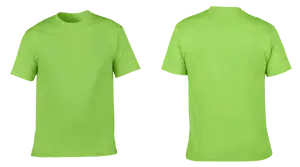 Custom cotton short sleeve shirts adult youth unisex bright green - Cotton-shirt
