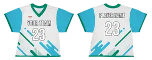 Custom diagonal shapes design adult youth unisex lacrosse jerseys - reversible uniform - Jersey