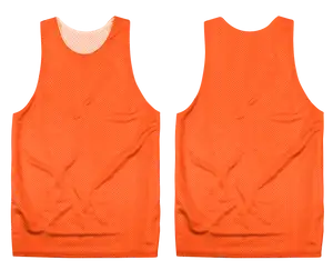Custom fluorescent orange adult youth unisex pinnies - Pinnies
