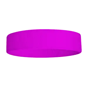 Custom adult youth unisex solid fuschia headband - Head-band