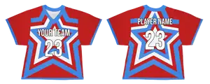 Custom big star layers adult youth unisex lacrosse jerseys - reversible uniform - Jersey