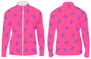 Custom rabbit animal long sleeve adult youth unisex full zip jacket - Shirt-long-sleeve