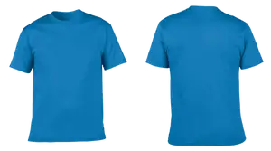 Custom cotton short sleeve shirts adult youth unisex ocean blue - Cotton-shirt