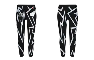 Custom black spandex adult youth leggings - Legging