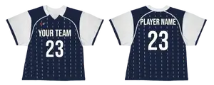 Custom dotted stripes adult youth unisex lacrosse jerseys - reversible uniform - Jersey
