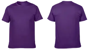 Custom cotton short sleeve shirts adult youth unisex royal purple - Cotton-shirt