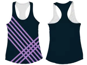 Custom new track racerback sleeveless shirts-style 7 - Shirt-sleeveless